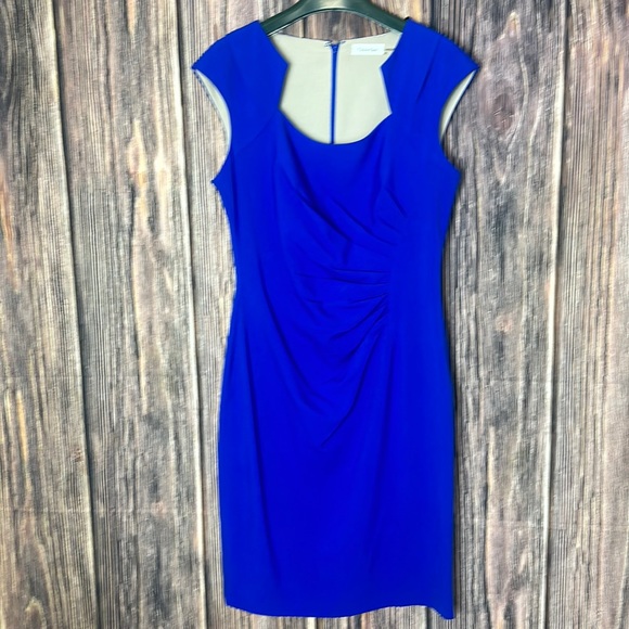 Calvin Klein Women's Cap-Sleeve Sheath Dress size 8 - Picture 4 of 14